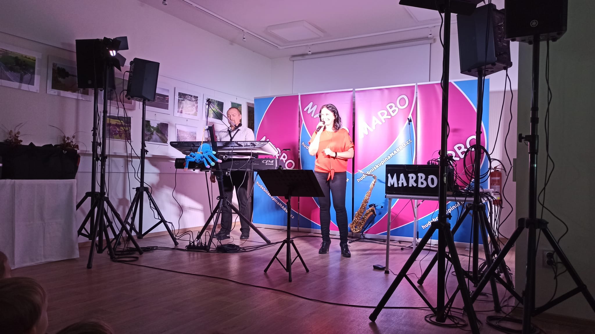Vystoupení hudební skupiny Marbo